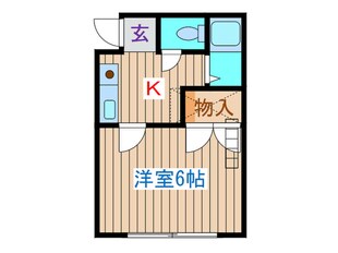 コーポ早坂の物件間取画像